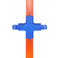 Arsunovo Racetrack Connectors Compatible With Hot Wheels,Hotwheels Track Builder,Booster,Curved Track Pieces,Cross Shape 1 Packs