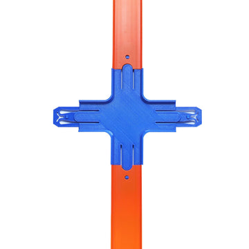 Arsunovo Racetrack Connectors Compatible With Hot Wheels,Hotwheels Track Builder,Booster,Curved Track Pieces,Cross Shape 1 Packs