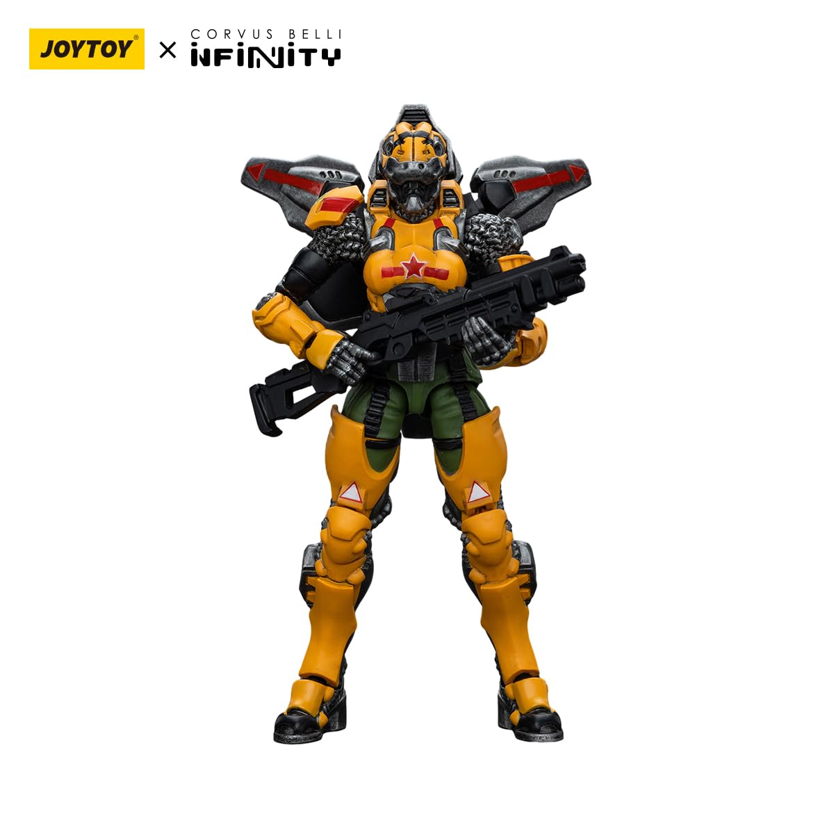 JOYTOY Infinity Yu Jing Black Ops Tiger Soldier, Female 1:18 Scale Action Figure Collection Model 4.25 inch