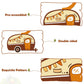 Levfla 30CT Happy Camper Party Hanging Swirls Decoration Camping Kids Birthday Photo Props Ideas Tent Cutouts Adventure SMore W