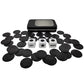 Ahoper Left Right Center Dice Game Prime Set With 3 Dices + 40 Chips.Left On The Product Means Pass 1 Chip To The Left, Right On The Product Means Pass 1 Chip To The Right. (Black)