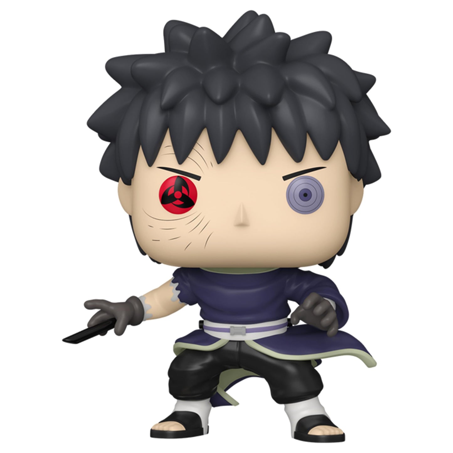 Funko Pop! Naruto Shippuden Obito Uchiha Unmasked Figure - Red and White, Entertainment Earth Exclusive, Model 68270