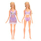 Barwa Doll Pajamas Sleep Suit Sleepwear Clothes Compatible For 11.5 Inch Girl Doll (4 Sets)