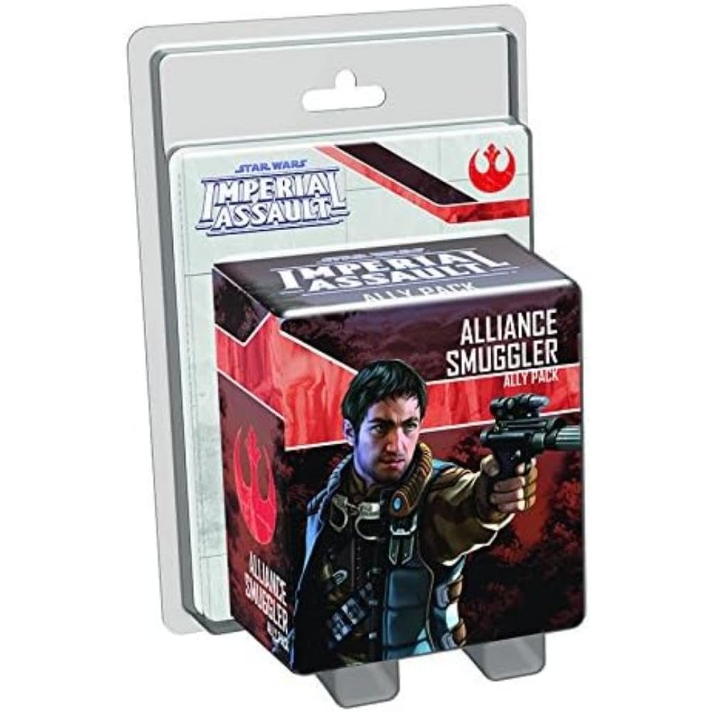 Star Wars Imperial Assault Board Game Alliance Smuggler ALLY PACK - Epic Sci-Fi Miniatures Strategy Game for Kids and mature-themeds  Ages 14+  1-5 Players  1-2 Hour Playtime  Made by Fantasy Flight Games