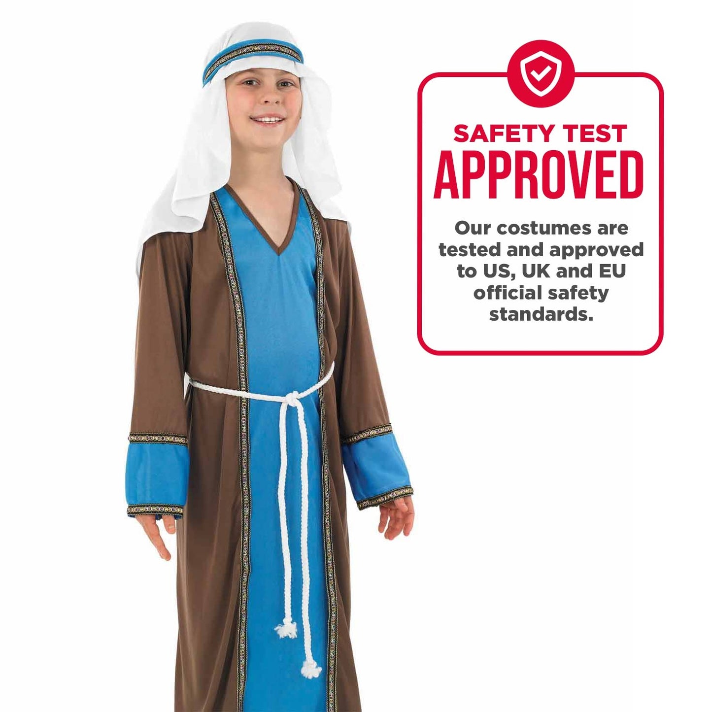 Fun Shack Kids Joseph Costume Kids, Boys Joseph Costume For Boys, St Joseph Costume For Kids, Saint Joseph Costume Kids, X-Large