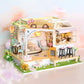 Cutebee Dollhouse Miniature With Furniture, Diy Wooden Dollhouse Kit Plus Dust Proof, Creative Room Idea
