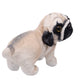 Yonlit Lifelike Pug Dog Stuffed Animal Animated Plush Puppy Toy Doll Super Realistic Dogs Act Like Real Excellent Gifts For Kids Birthday Party Dog Collection 9 Inches (Pug)