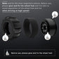 GLOBACT 12mm/14mm Hex RC Wheels and Tires for 1/10 Scale Arrma Senton Tires Slash Tires Axial Redcat Rc4wd Hex Detachable Replac