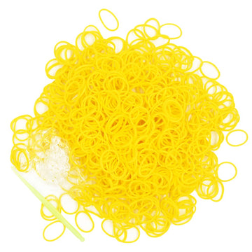 3000Pcs Loom Rubber Bands Kit With 75 Clips,5 Hooks, Premium Bracelet Making Kit For Kids Weaving Diy Crafting Gift(Yellow)