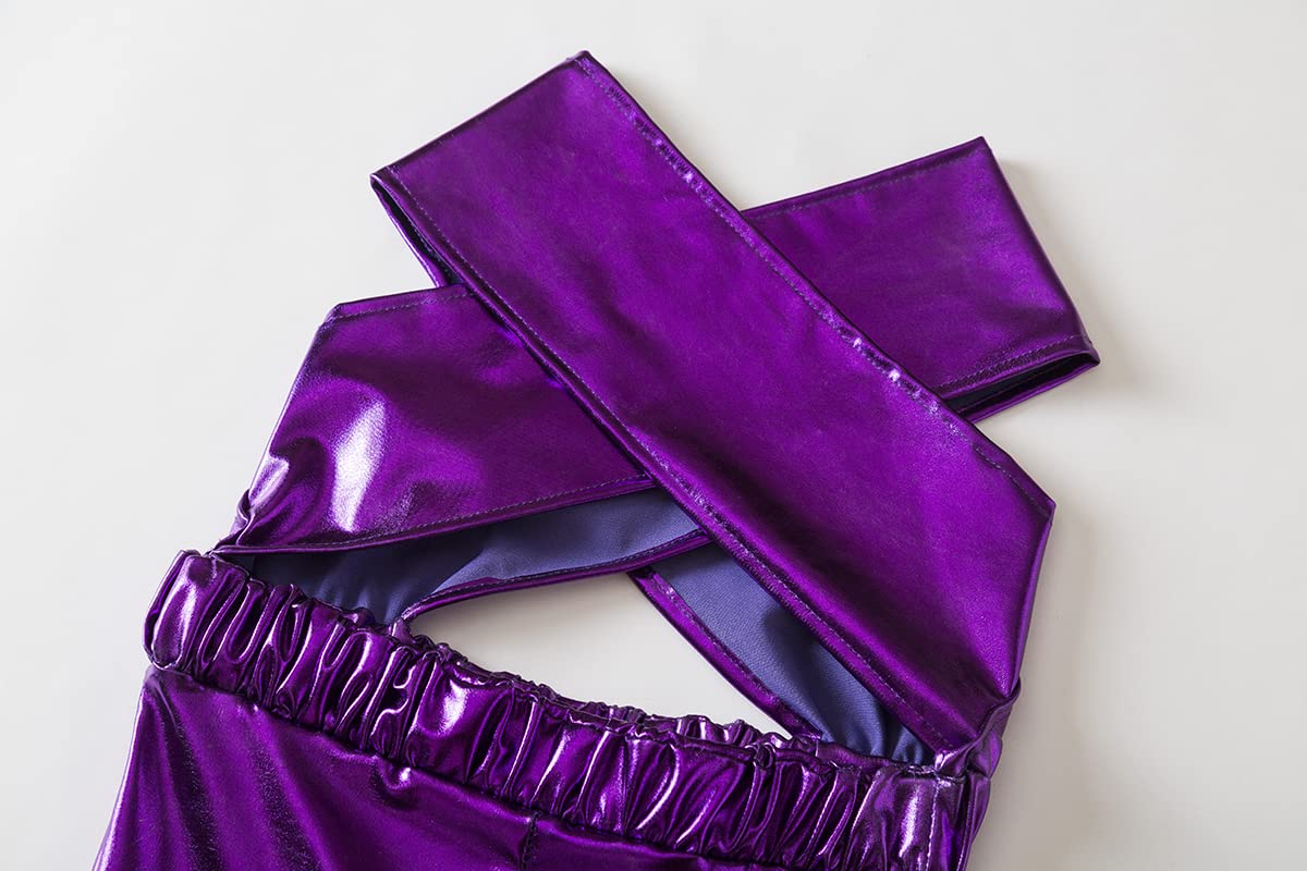 Ruikajia Selena Costume Selena Jumpsuit Costume Purple 5Years