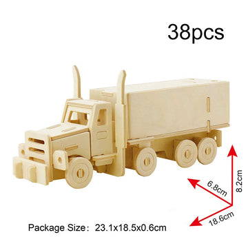 Georgie Porgy 3D Wooden Puzzles For Kids Toys Construction Woodcraft Kits Diy Model Puzzle Kits Birthday Gifts Pack Of 3 (Pirate