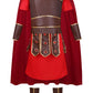 Lmyove Kids Warrior Costume, Halloween Boys Roman Soldier Gladiator Viking Medieval Historical Role Playing Party 4-11Y (Large,Brown)