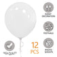 White Balloons 18 Inch 12 Pack Large Latex Party Balloons Round Helium Balloon For Wedding Birthday Party Baby Shower Engagement