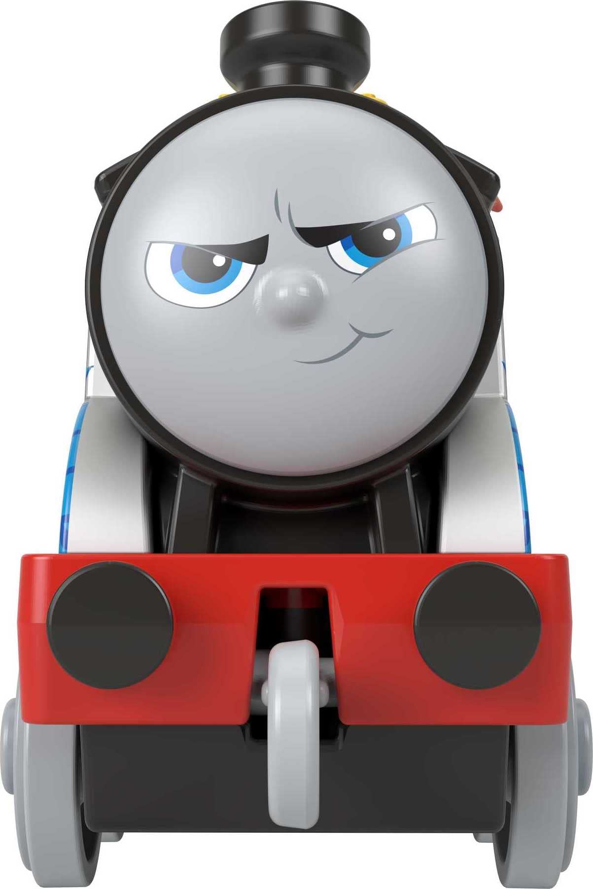 Thomas & Friends Diecast Toy Train Medieval Thomas Push-Along Engine with Boulder Launcher for Preschool Kids Ages 3+ Years