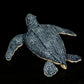 FRANKIEZHOU Realistic Leatherback Turtle Plush Toy - Soft 12” Seaturtle Stuffed Animal - Blue - Perfect Gifts for Kids and Home Decor