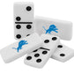 Masterpieces Officially Licensed NFL Detroit Lions 28 Piece Dominoes Game for mature-themeds  For Ages 6+