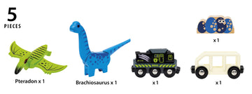 Brio World – 36096 Dinosaur Battery Train | Toy Train For Kids Aged 3 Years Up