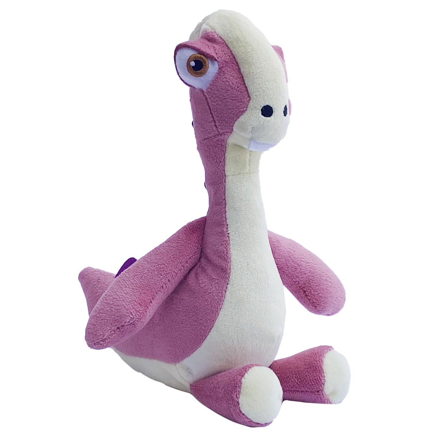 Gigantosaurus: 10'' Dinosaur Soft Plush - Rocky - Pink & White Huggable Dino, Soft Texture Stuffed Toy, Tv Series Character, Tod