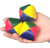 Colorful Set Of Juggling Balls For Beginners And Professionals With Instructions! (2'') Durable Simple Soft Mini Juggling Balls