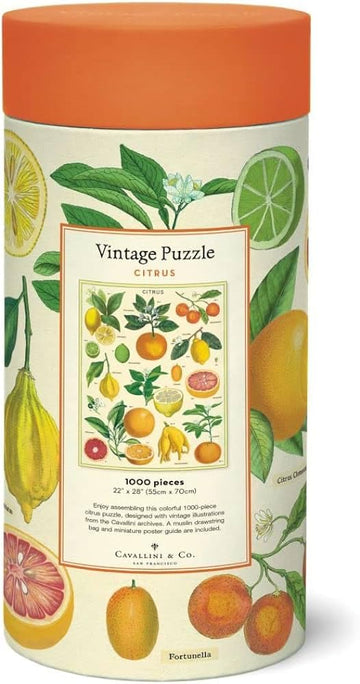 Cavallini 1000 Piece Puzzle, Citrus (PZL/Citrus)
