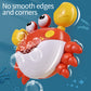 Deejoy Crab Bubble Bath Maker For The Bathtub,Blows Bubbles And Plays 12 Children’S Songs,Sing-Along Bath Bubble Machine Baby, Toddler Kids Toys Makes Great Gifts For 3 Years Girl Boy (Red)