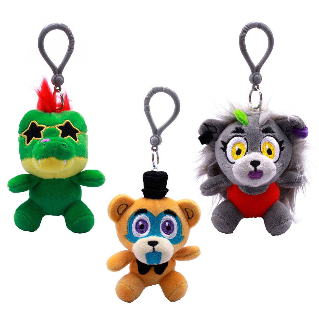 Just Toys LLC Five Nights at Freddy's Plush Backpack Hangers (Five Nights at Freddy's Security Breach Plush Backpack Hangers Ser