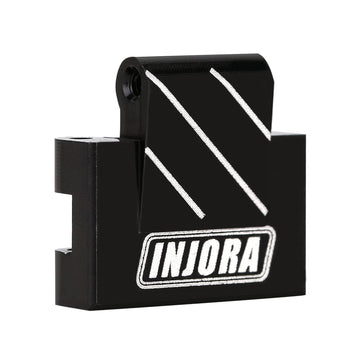 INJORA Rear Axle Truss Upper Link Mount CNC Aluminum Accessories for Axial SCX24 C10 JLU Gladiator Bronco Upgrade Part (Black)