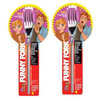 Funny Fork - Telescopic Table Ware, Extendable To 25' Inches
