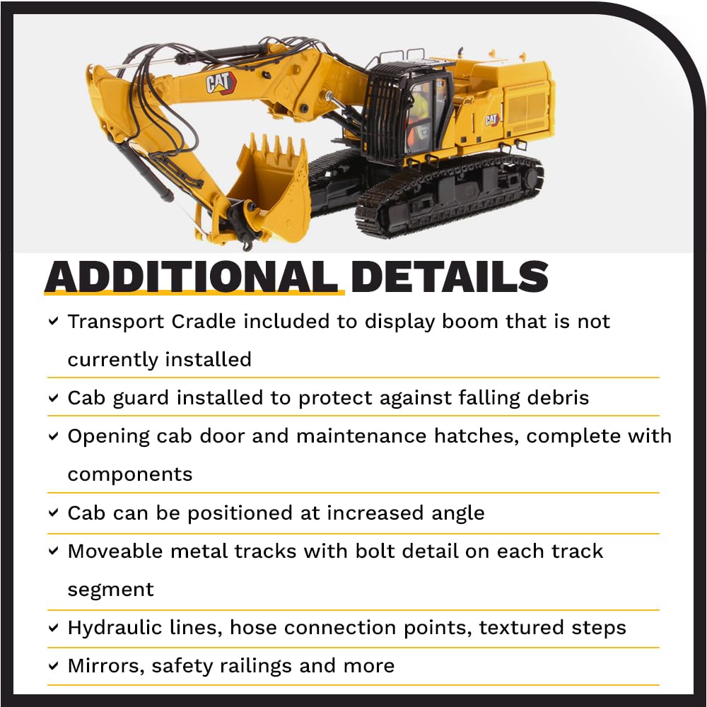 CAT Caterpillar 352 Ultra High Demolition Hydraulic Excavator with Operator and Two Interchangeable Booms High Line Series 1/50