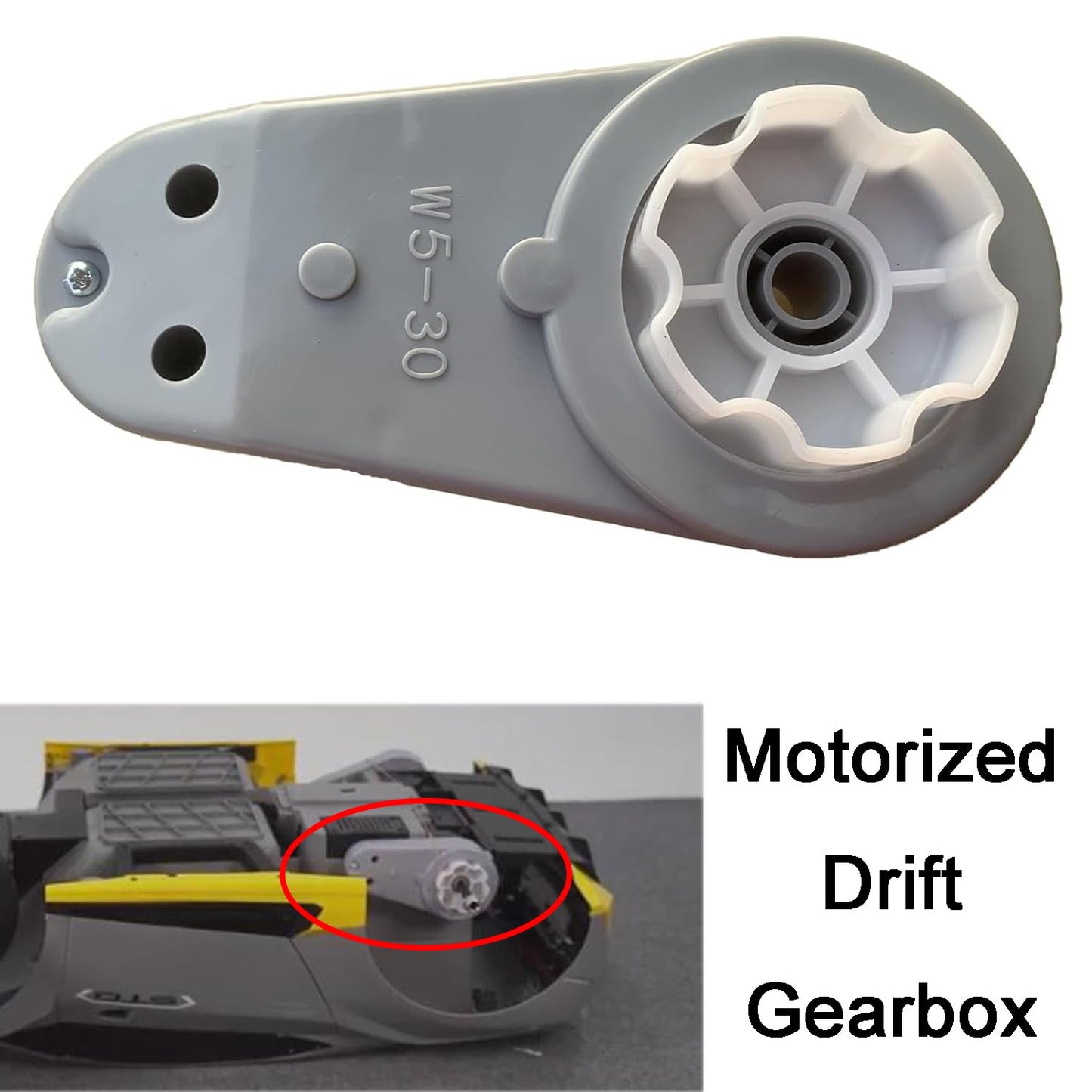 weelye RS775 24V Drive Gearbox High Torque Motor Upgrade Gearbox,for Children s Riding Vehicles Replacement,for 24V Lamborghini