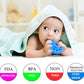 Stacking Baby Teether Toy - Sensory Silicone Teething Rings For Babies - Promote Motor Skills-Premium Food Grade Silicone Rainbo