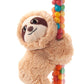 The Petting Zoo Sloth Stuffed Animal Plushie Slap Bracelet, Gifts For Kids, Candypalz, Zoologee Sloth Plush Toy