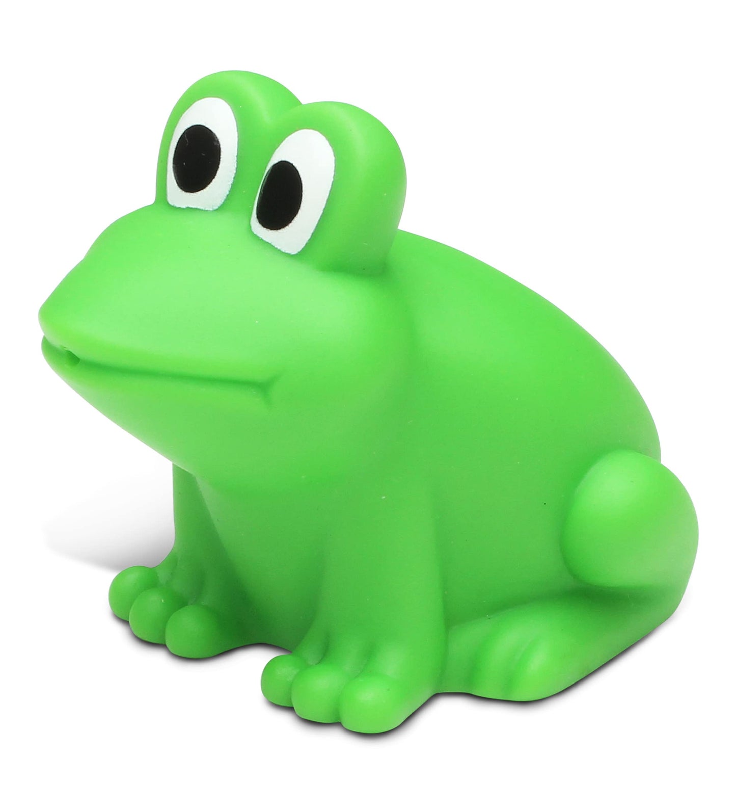 Puzzled DolliBu Frog Bath Buddy Squirter - Green Rubber Bath Toy, 3 Inch Small Size for Toddlers, Fun Bath & Pool Play