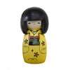 Usaburo Sosaku Kokeshi Doll Osanago Yellow Color Small Size Made In Japan