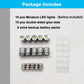 SUZEYAR 10 pcs Miniature Led Lights,Tiny Lights for Hand Craft/DIY,Miniature Lights Battery Powered, Dollhouse Light,Miniature L