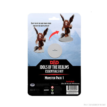 Wizkids D&D Idols Of The Realms: Essentials - Monster Pack - 2D Set 1