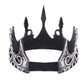 Royal Silver Crown for Birthday, Prom, and Holiday Parties - Prince or Princess Headdress for Kids, Teens, and Adults