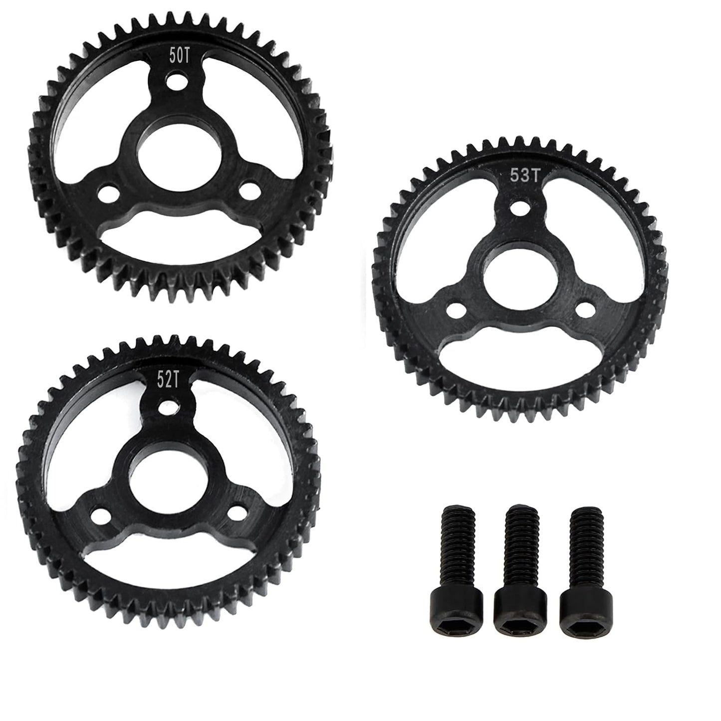 32P Spur Gear, 62T 0.8 Metric Pitch, Compatible with 32P, Hardened Steel 62 Tooth 0.8M Spur Main Gear for 1/10 TRAXXAS Ford Rust