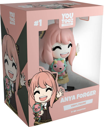 Youtooz Anya Forger 4.3' Vinyl Figure, Official Licensed Telepath Anya With Chimera Collectible From Anime Spy X Family, By Youtooz Spy X Family Collection