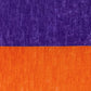 Purple and Orange Crepe Paper Streamers (2 Rolls Each), Made in USA
