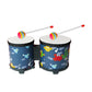 Ujeavette 5 And 6 Bongo Drum Set With Wood Drumsticks For Girls Boys Birthday Gift Sea