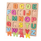 Mara Bommai Colorful Wooden Puzzle Set Featuring 3D Capital Alphabets, | Abcd Puzzle Set | Wooden Learning Educational For Kids 