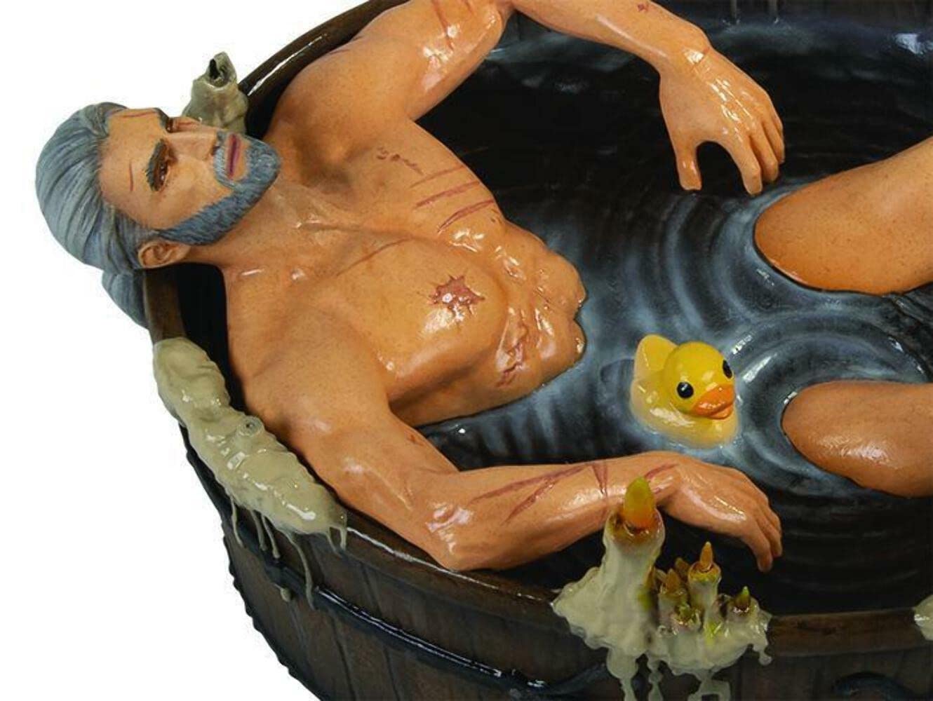 Dark Horse Deluxe Geralt in Bath Statuette, Polyresin, Brown, Model AUG180391