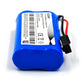 Coonyard (4-Pack) 7.4V 1500mAh 2S Rechargeable Li-ion Battery with SM-3P Plug and USB Charger Cable for RC Tank RC Toy, G03060R