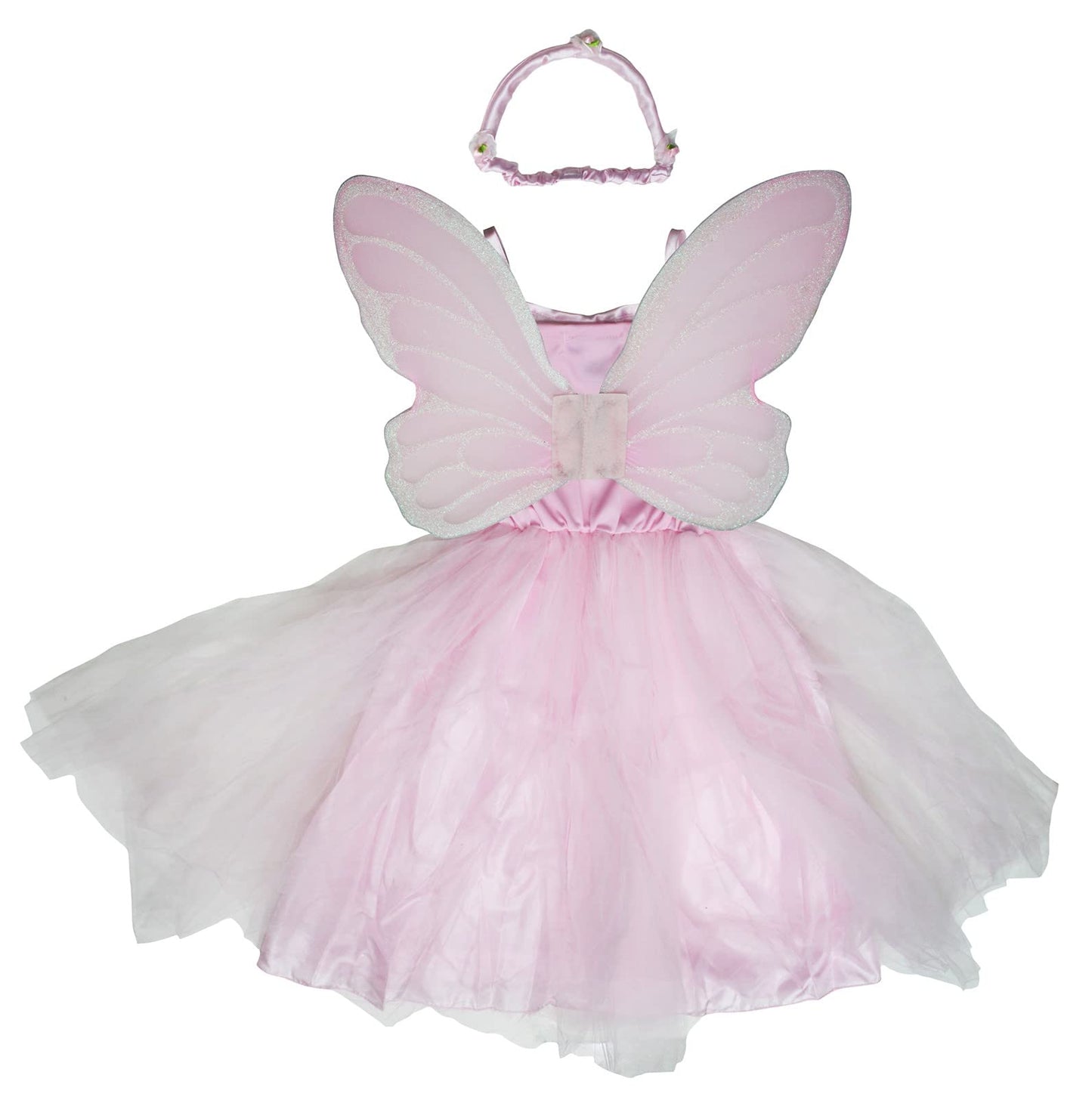 Petitebella Fairy Costume Dress 1-10Y (Pink, 8-10 Years)