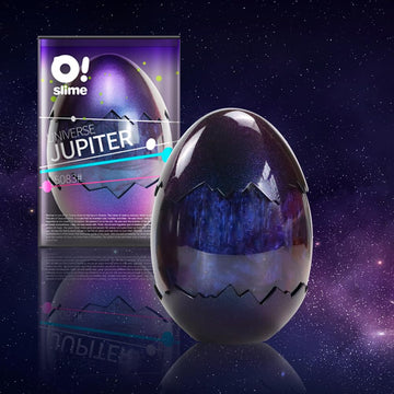 Waterelf Polyester Galaxy Slime - Big Egg Slime Toy For Kids Boys Girls Adults - Perfect For Party Favors, Stress Relief School