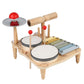 Enakshi (Label) Creations Xylophone Drum Set Toddlers Toy Party Favors Montessori Instruments Toys Set 2 Drum Padsmusical Instru