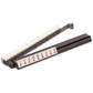 Yellow Mountain Imports Modern Mahjong Racks With Built-In Pushers - Black - Set Of 4