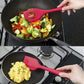 Kids Cooking Utensils Set - 5-Piece Kids Kitchen Tools - Safe Kids Baking Set - Food Grade Toddler Chef Supplies - Gender Neutral Silicone Cookware Kit With Spatula