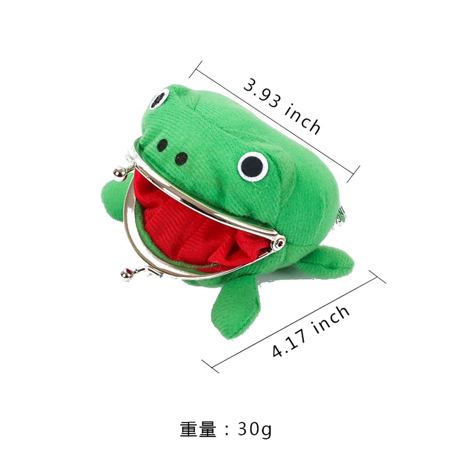 Costoyfun Cute Anime Cosplay Frog Coin Purse Funny Small Money Pouch Plush Toys Gifts